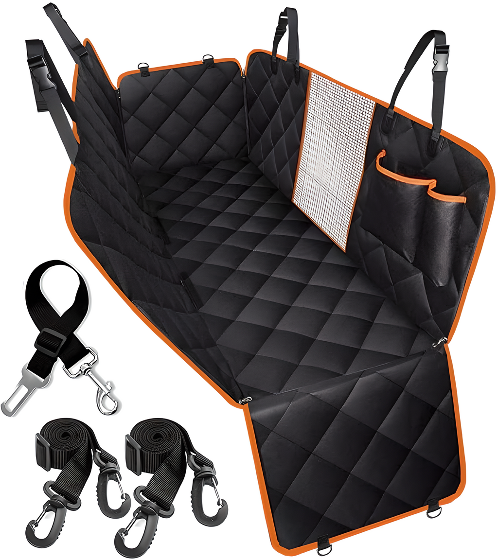Dog car seat cover - Waterproof Dog Seat Covers for Car, Travel, Protector Back Seat, Scratch-Resistant Dog Hammock Cover!