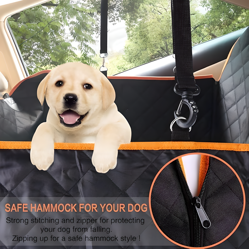 Dog car seat cover - Waterproof Dog Seat Covers for Car, Travel, Protector Back Seat, Scratch-Resistant Dog Hammock Cover!